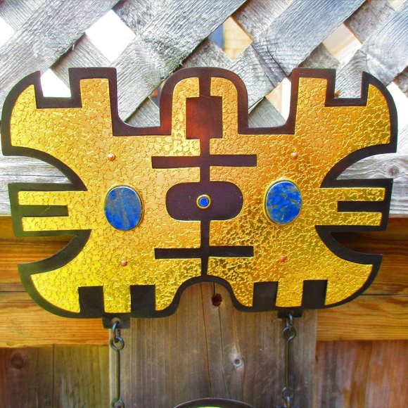 Vintage MCM Mid Century Modern Wall Hanging SIGNED - Picture 2 of 15